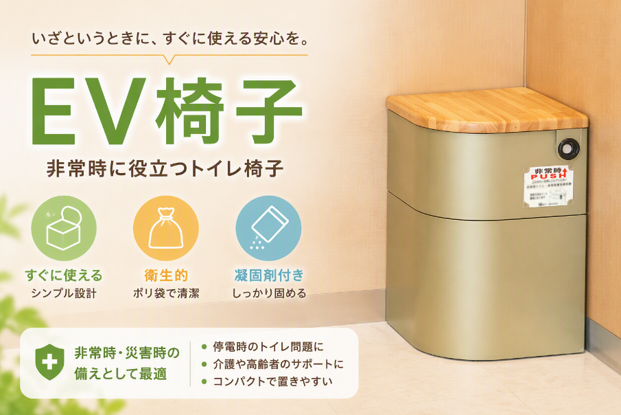 エレベーターの必需品！　EV椅子